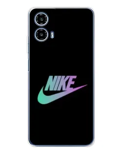 Чехол для Motorola Moto G35 с картинкой «Nike — городская ночь»