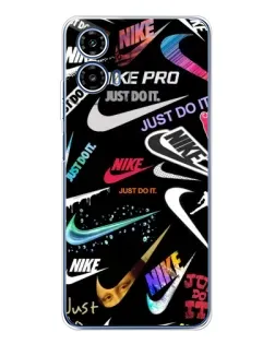 Чехол для Motorola Moto G35 с картинкой «Nike — роскошь»