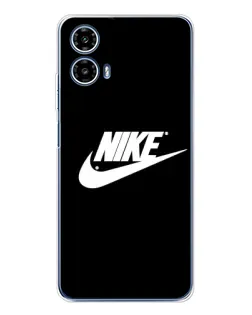 Чехол для Motorola Moto G35 с картинкой «Мазки краски Nike»