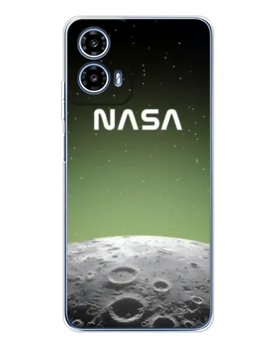 Чехол для Motorola Moto G35 с картинкой «NASA — лунный градиент»