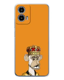 Чехол для Motorola Moto G35 с картинкой «Золотая обезьяна Bored Ape» Чехол для Motorola Moto G35 с картинкой «Золотая обезьяна Bored Ape»