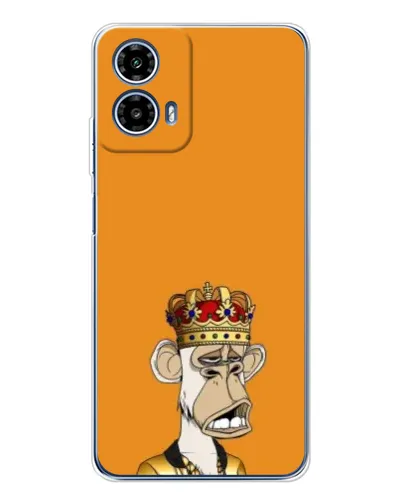 Чехол для Motorola Moto G35 с картинкой «Золотая обезьяна Bored Ape»
