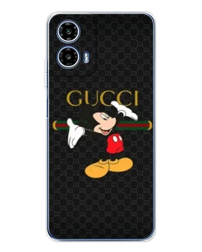 Чехол для Motorola Moto G35 с картинкой «Микки Маус Gucci»