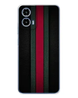 Чехол для Motorola Moto G35 с картинкой «Gucci — неоновая линия»