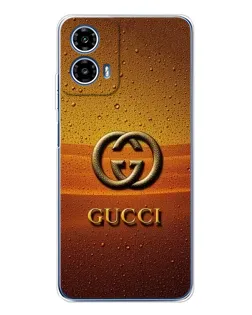 Чехол для Motorola Moto G35 с картинкой «Gucci — солнечный градиент»