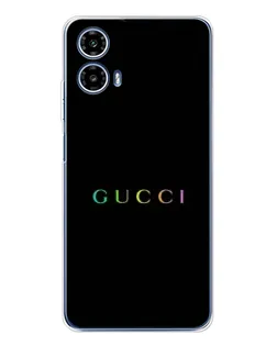 Чехол для Motorola Moto G35 с картинкой «Gucci — неоновый минимализм»