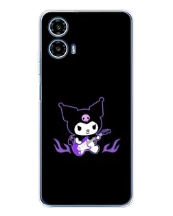 Чехол для Motorola Moto G35 с картинкой «Электрическая Kuromi»