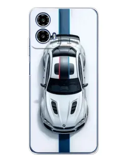 Чехол для Motorola Moto G35 с картинкой «Вид сверху — BMW M»