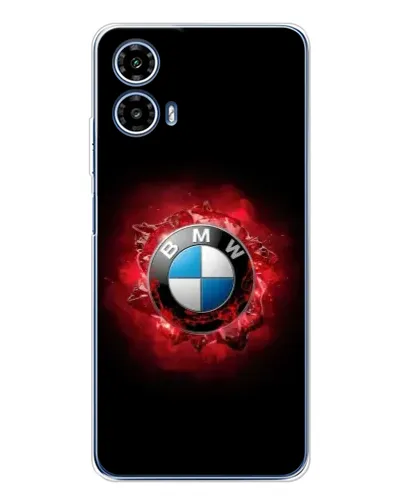 Чехол для Motorola Moto G35 с картинкой «Логотип BMW — вспышка»