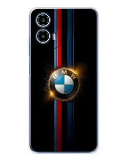 Чехол для Motorola Moto G35 с картинкой «BMW M-Power неон»