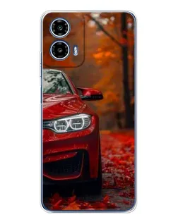 Чехол для Motorola Moto G35 с картинкой «Осенняя BMW M4»