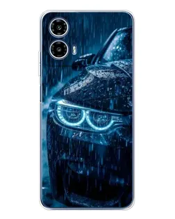 Чохол для Motorola Moto G35 з картинкою «BMW під дощем»