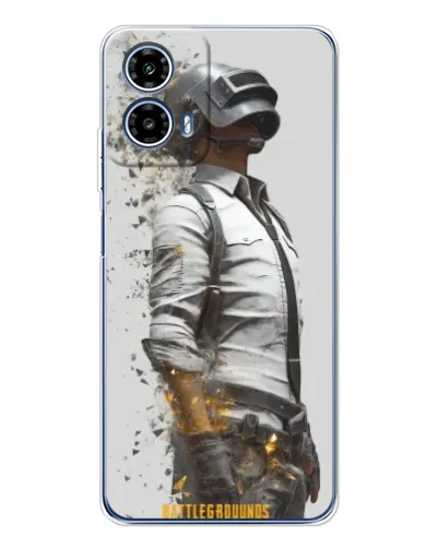 Чехол для Motorola Moto G35 с картинкой «PUBG — боец в пыли» Чехол для Motorola Moto G35 с картинкой «PUBG — боец в пыли»