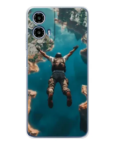Чехол для Motorola Moto G35 с картинкой «PUBG — свободное падение» Чехол для Motorola Moto G35 с картинкой «PUBG — свободное падение»