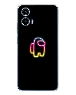 Чехол для Motorola Moto G35 с картинкой «Among Us градиент»