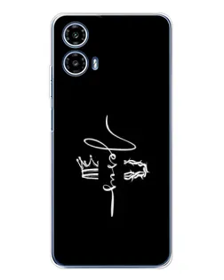 Чехол для Motorola Moto G35 с картинкой «Король Славы Jesus»