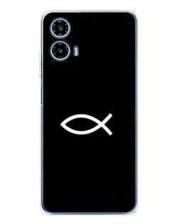 Чохол для Motorola Moto G35 з картинкою «Символ риби Jesus»
