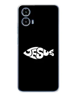 Чохол для Motorola Moto G35 з картинкою «Риба  Jesus»
