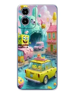 Чехол для Motorola Moto G35 с картинкой «Монстр-трак приключения»