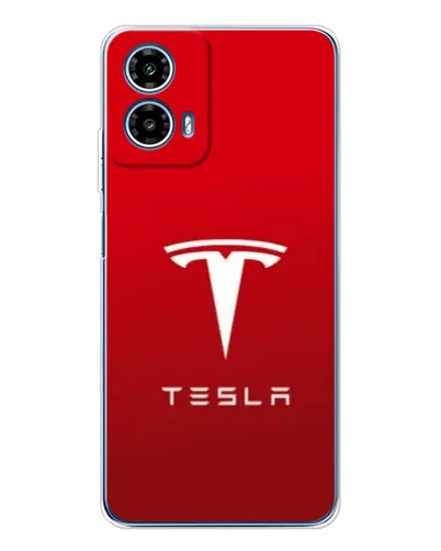 Чехол для Motorola Moto G35 с картинкой «Tesla Red Classic»
