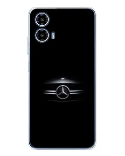 Чехол для Motorola Moto G35 с картинкой «Mercedes — абстрактные линии»