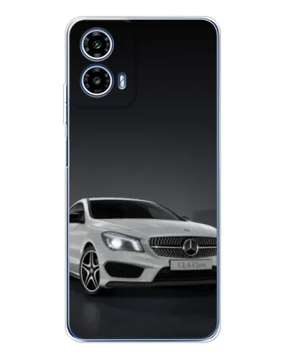 Чехол для Motorola Moto G35 с картинкой «Mercedes AMG GT Silver»