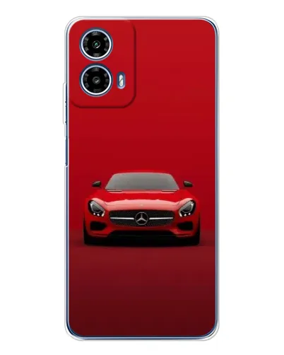 Чехол для Motorola Moto G35 с картинкой «Красный Mercedes AMG»