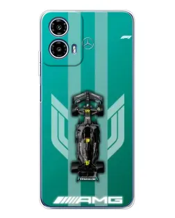 Чехол для Motorola Moto G35 с картинкой «Mercedes AMG Petronas»