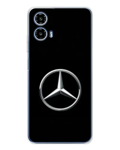 Чехол для Motorola Moto G35 с картинкой «Mercedes классический лого»
