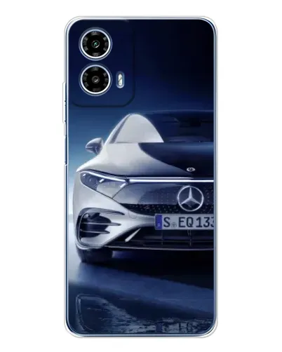 Чехол для Motorola Moto G35 с картинкой «Mercedes EQ — будущее»