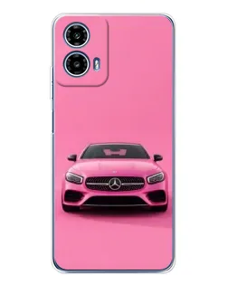 Чохол для Motorola Moto G35 з картинкою «Рожевий Mercedes AMG» Чохол для Motorola Moto G35 з картинкою «Рожевий Mercedes AMG»