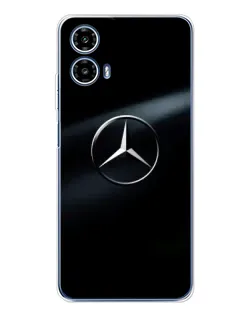 Чохол для Motorola Moto G35 з картинкою «Mercedes на металі» Чохол для Motorola Moto G35 з картинкою «Mercedes на металі»