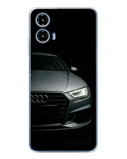 Чехол для Motorola Moto G35 с картинкой «Audi — детализация кузова»