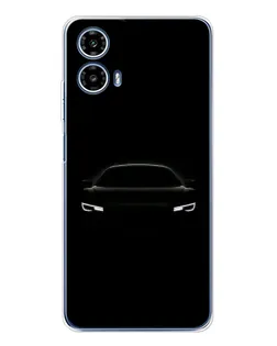 Чехол для Motorola Moto G35 с картинкой «Взгляд Audi в темноте»
