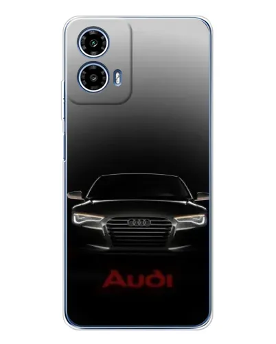 Чехол для Motorola Moto G35 с картинкой «Audi — градиентный контур»