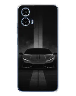 Чехол для Motorola Moto G35 с картинкой «Lamborghini симметрия дорог»