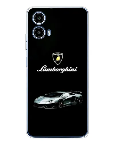 Чехол для Motorola Moto G35 с картинкой «Логотип Lamborghini классика»