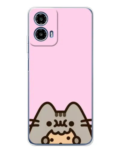 Чехол для Motorola Moto G35 с картинкой «Pusheen и печенье» Чехол для Motorola Moto G35 с картинкой «Pusheen и печенье»