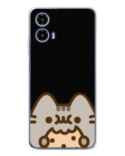 Чехол для Motorola Moto G35 с картинкой «Пушин на черном» Чехол для Motorola Moto G35 с картинкой «Пушин на черном»