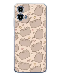 Чехол для Motorola Moto G35 с картинкой «Маленькие Пушины»