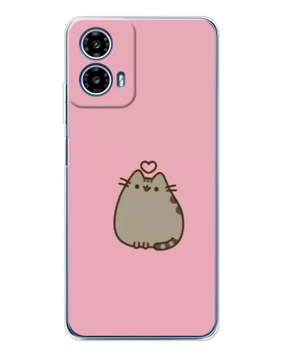 Чехол для Motorola Moto G35 с картинкой «Pusheen сердце» Чехол для Motorola Moto G35 с картинкой «Pusheen сердце»