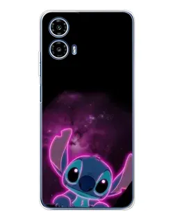 Чехол для Motorola Moto G35 с картинкой «Неоновый Stitch» Чехол для Motorola Moto G35 с картинкой «Неоновый Stitch»