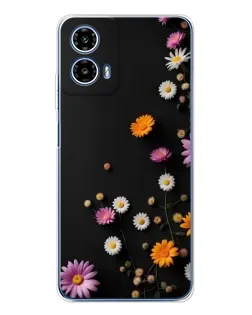 Чехол для Motorola Moto G35 с картинкой «Цветочная композиция»