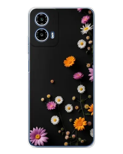 Чехол для Motorola Moto G35 с картинкой «Цветочная композиция»