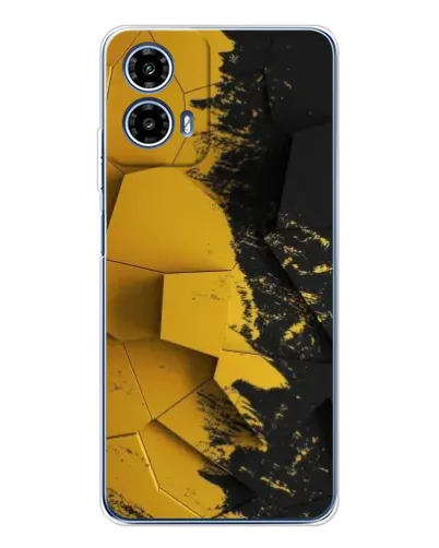 Чехол для Motorola Moto G35 с картинкой «Золотые осколки геометрии» Чехол для Motorola Moto G35 с картинкой «Золотые осколки геометрии»