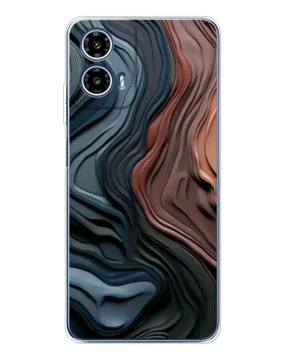 Чехол для Motorola Moto G35 с картинкой «Цветные волны каньона» Чехол для Motorola Moto G35 с картинкой «Цветные волны каньона»