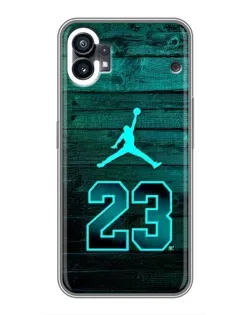 Чехол для Motorola Moto G36 с картинкой «Jordan Cyan 23»
