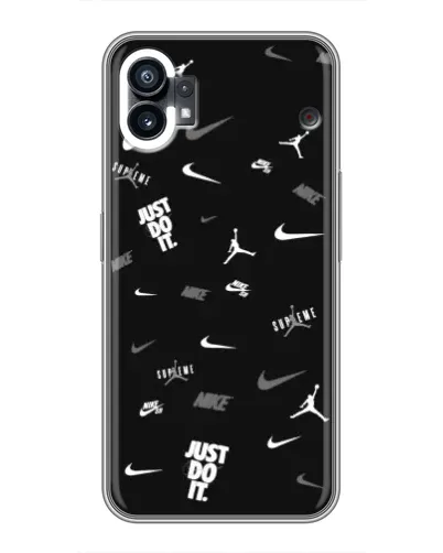 Чехол для Motorola Moto G36 с картинкой «Nike Black Pattern» Чехол для Motorola Moto G36 с картинкой «Nike Black Pattern»