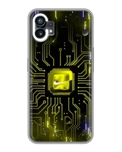 Чехол для Motorola Moto G36 с картинкой «Nike — золотая искра»
