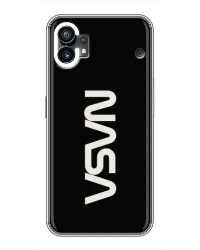 Чехол для Motorola Moto G36 с картинкой «NASA — вертикальный логотип»
